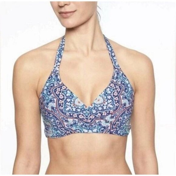 Athleta Clematis Bra Cup Wrap Bikini Swim Top 34 B/C - Picture 1 of 7